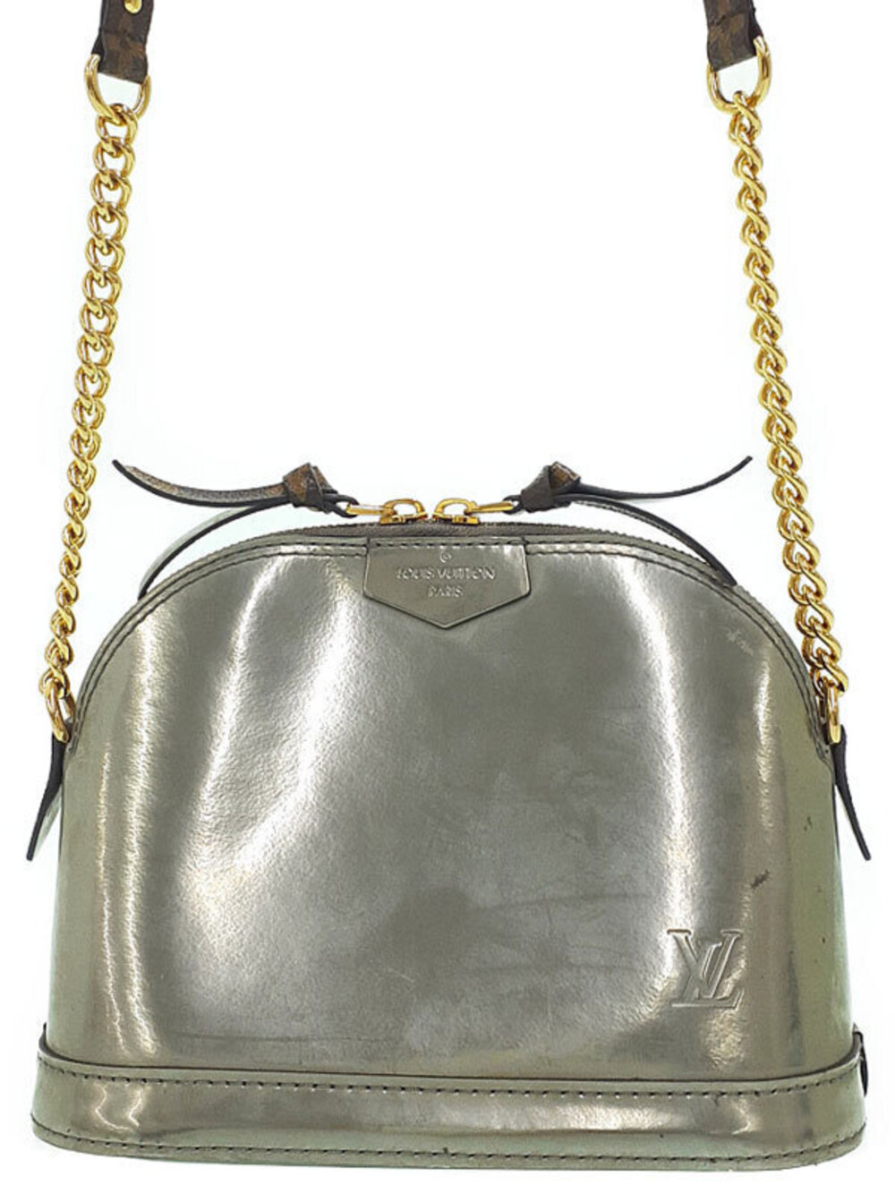 Louis Vuitton Vernis Alma Chain Shoulder Bag